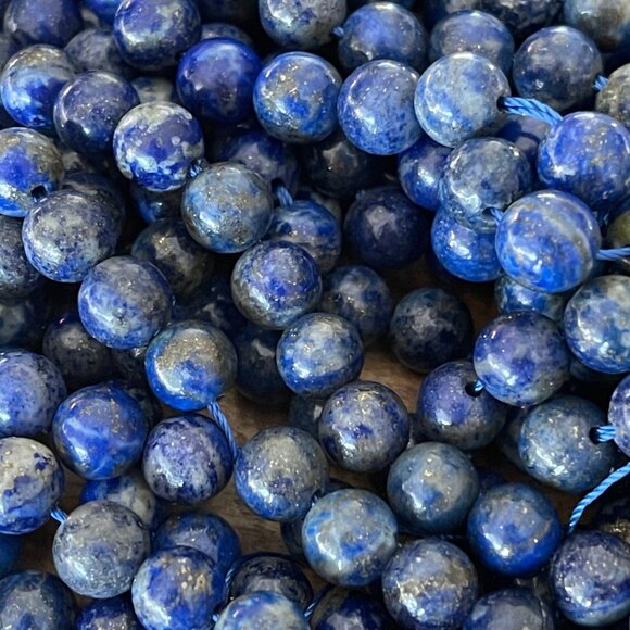 Lapis Lazuli Round Bead Strands - 4mm - Picture 2 of 4